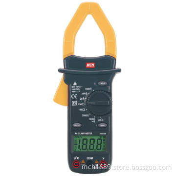 AC Digital Clamp Meter, AC/DC Voltage, AC Current, 2000 Counts (MCH-9800A/9800B)